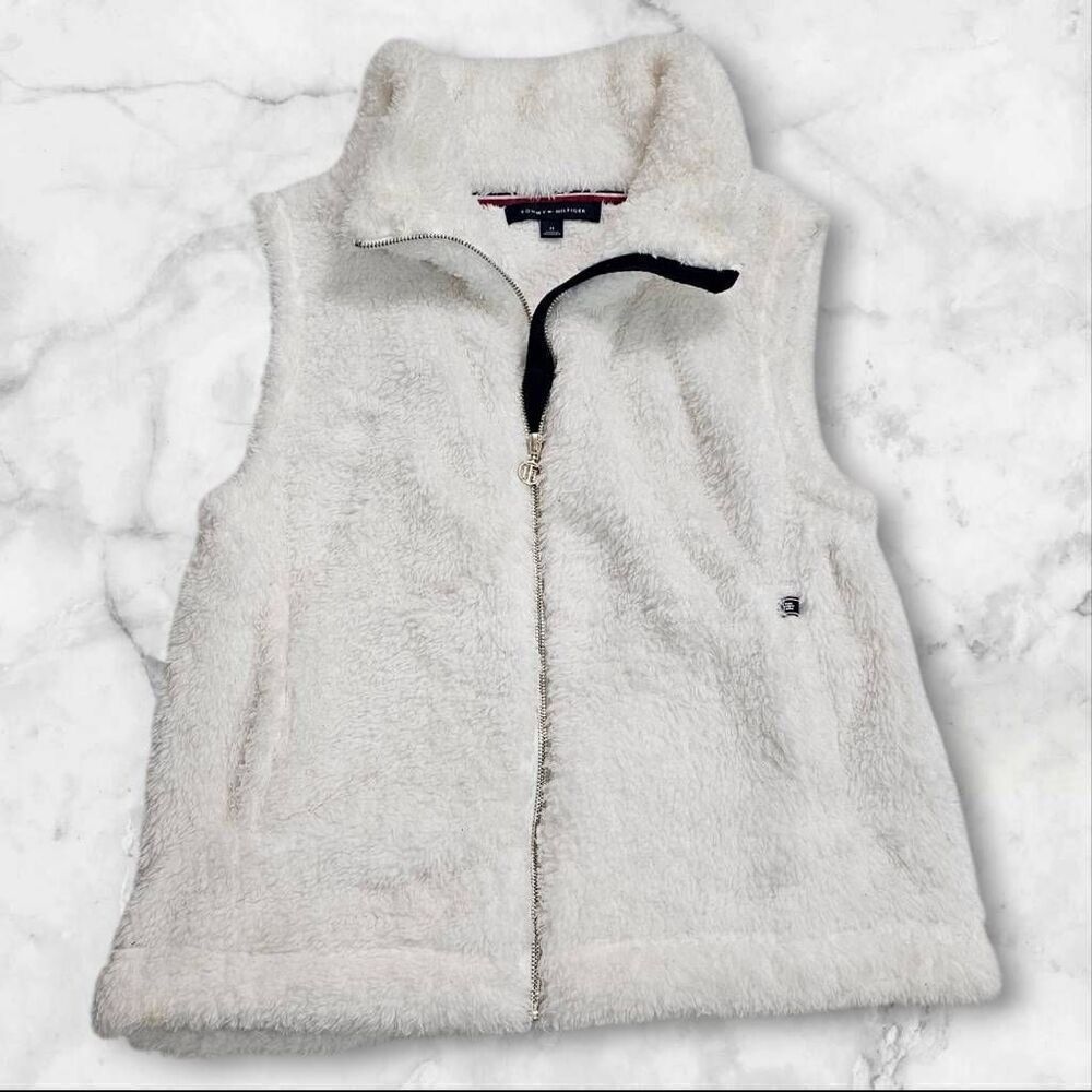 Tommy Hilfiger Faux Fur Vest Size Medium